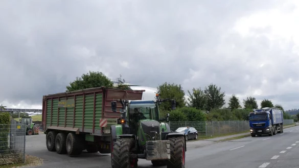 Die Biogas-Anlage an der Wilberger Stra&szlig;e in Horn m&ouml;chte k&uuml;nftig eine breitere Palette von Stoffen verarbeiten und ein Lagerhalle bauen. - &copy; Jost Wolf