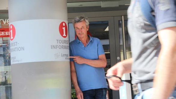 Seit 1999 ist Wolfgang J&auml;ger Gesch&auml;ftsf&uuml;hrer von Lemgo Marketing. Sein B&uuml;ro und die seiner sieben Mitarbeiter sind seit knapp 20 Jahren direkt an das Tourismus-B&uuml;ro in der Kramerstra&szlig;e angeschlossen. - &copy; Niklas B&ouml;hmer