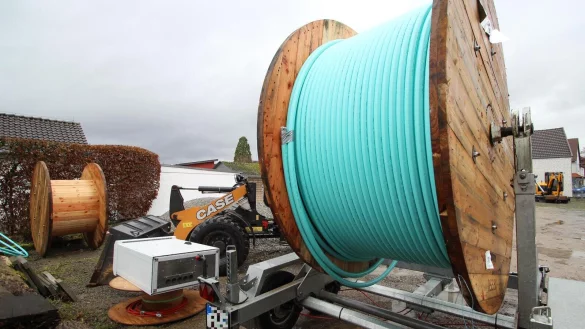 Die Arbeiten der Sewikom f&uuml;r den Breitbandausbau in Nordlippe laufen. Eigentlich sollten sie bereits dieses Jahr abgeschlossen sein. - &copy; Archivfoto: Jens Rademacher