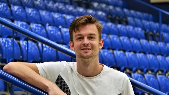 Die Vorfreude auf den "blauen Salon" in Lemgo ist Emil Buhl Laerke ins Gesicht geschrieben. - &copy; J&ouml;rg Hagemann