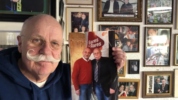 Reinhold Mennecke und sein "Bruder" Horst Lichter. - © Silke Buhrmester