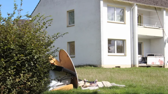 Viele Wohnh&auml;user in der Augustdorfer Siedlung am D&ouml;ren m&uuml;ssen saniert werden. - &copy; Cordula Gr&ouml;ne