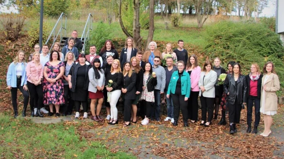 Examen bestanden: 26 Absolventen der Pflegeschulde wurden verabschiedet. - &copy; Pflegeschule Blomberg