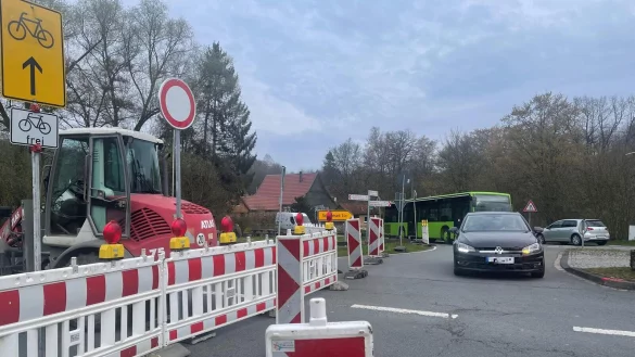 Sperrung zwischen Wilberg und Sch&ouml;nemark 2023: K&uuml;nftig sollen Autofahrer per Push Infos zu Baustellen samt Tipps erhalten, wie man diese am besten umfahren kann. - &copy; Silke Buhrmester