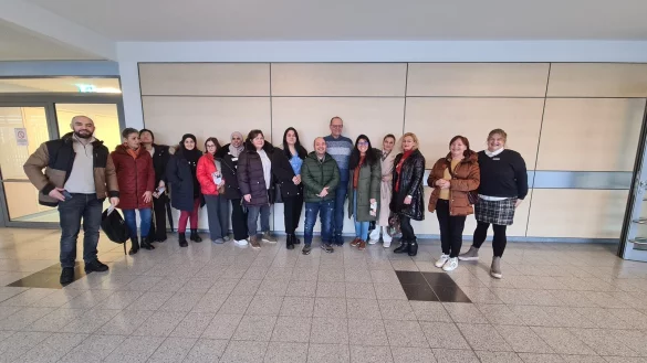 Insgesamt 14 Interssierte aus sieben Ländern trafen sich bei der dritten Hospitationsveranstaltung im Klinikum Lippe. - © Netzwerk Lippe