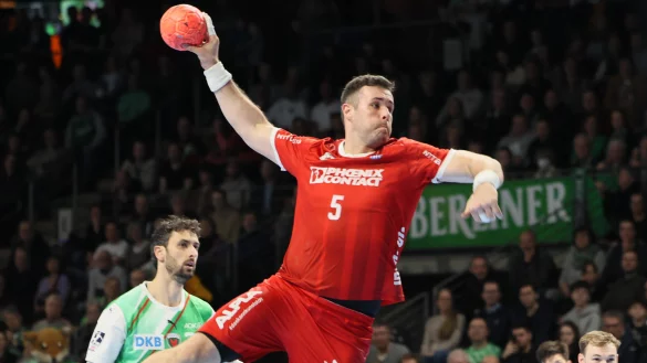 Freie Bahn f&uuml;r Lemgos Jan Brosch in der Berliner Max-Schmeling-Halle. - &copy; Voigt / PIX-Sportfotos