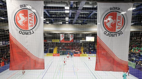 Ein Blick in die Phoenix-Contact-Arena bei der LZ-Cup-Endrunde. - © paul cohen