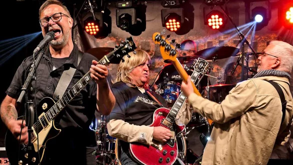 Die Rockband &bdquo;Rusted Roof&ldquo; gastiert am Samstag im Barrock in Langenholzhausen. - &copy; Rusted Roof