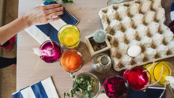 Die Ziegelei Lage bietet vielf&auml;ltige Aktivit&auml;ten f&uuml;r Kinder an. Unter anderem geht es &ndash; nat&uuml;rlich &ndash; um bunte Eier. - &copy; LWL