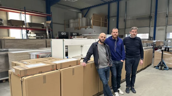 Jan Kahre-Heidemann, Phillip Schlossstein und Frank Hillebrenner wollen Formatio auf dem Weltmarkt im Premium- und Ultra-Premium-Segment etablieren. Es geht um Luxus-Innenausbau in den USA, in der Karibik und im Nahen Osten. - &copy; Formatio