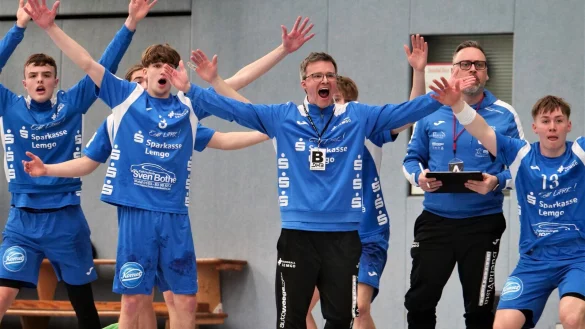 Bj&ouml;rn Piontek bleibt Trainer der Bundesliga-A-Jugend von Handball Lemgo. - &copy; J&ouml;rg Hagemann