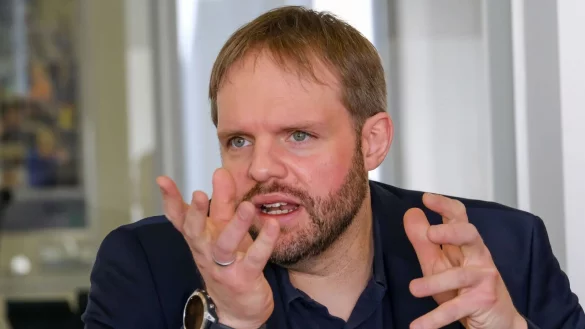 Veith Lemmen ist stellvertretender Vorsitzender der NRW-SPD und B&uuml;rgermeister von Werther. - &copy; Andreas Zobe