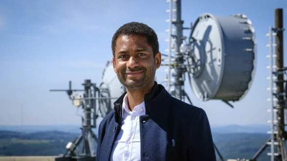"Deutsche Funkturm"-Pressesprecher Benedikt Albers. - &copy; Norbert Ittermann