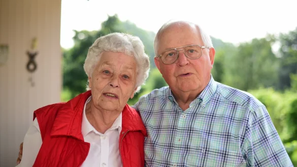 Anne-Lore und Reinhard Brinkmann feiern heute Diamantene Hochzeit. - &copy; Nicole Ellerbrake