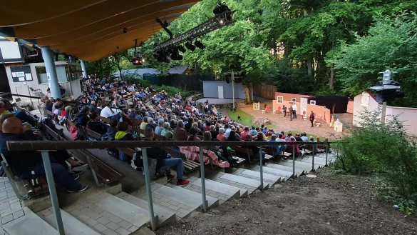 Volle R&auml;nge auf der Freilichtb&uuml;hne Bellenberg. - &copy; Freilichtb&uuml;hne Bellenberg