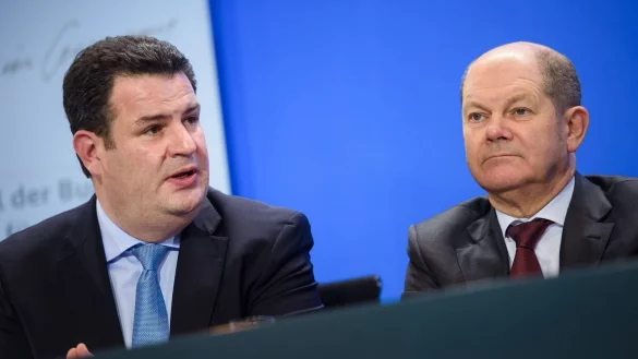 Heil + Scholz - &copy; Foto: Gregor Fischer/dpa