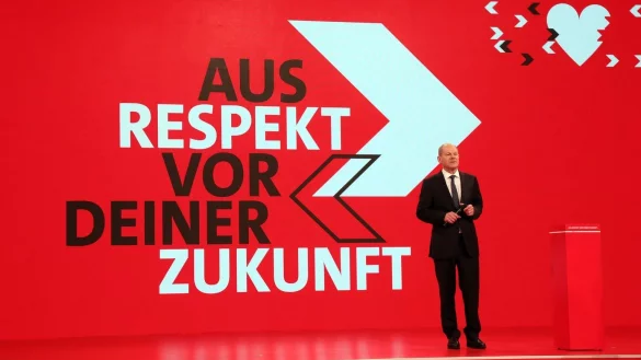 Parteitag der SPD - &copy; Foto: Wolfgang Kumm/dpa