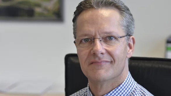 Trotz Krise zuversichtlich: Messe-Chef Andreas Reibchen. - &copy; Messe OWL GmbH