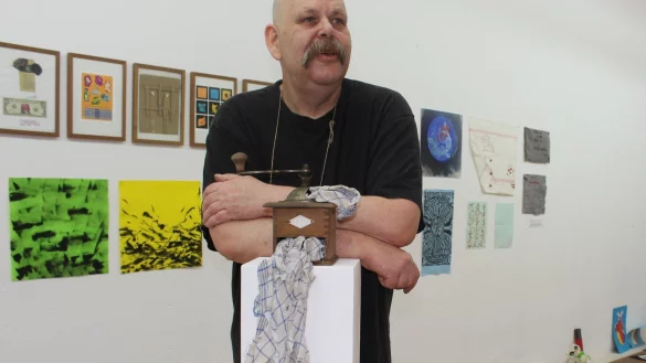 Kunst aus Putzlappen - &copy; Foto: Miriam Sch&ouml;nbach/dpa-Zentralbild/dpa