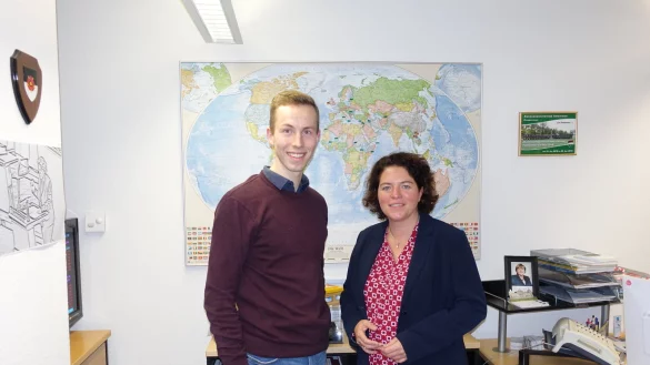 Cedric Kortenbruck hat eineinhalb Jahre mit der lippischen Bundestagsabgeordneten Kerstin Vieregge (CDU) zusammengearbeitet. - &copy; Cedric Kortenbruck