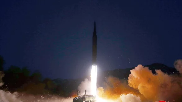 Raketentest - &copy; Foto: -/KCNA/dpa