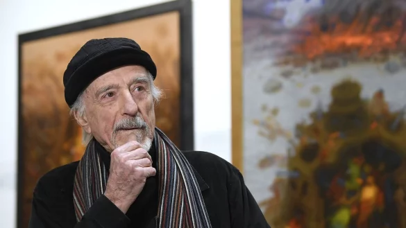 Arik Brauer - &copy; Foto: Robert Jaeger/APA/dpa