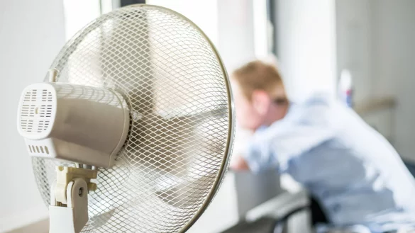 B&uuml;roalltag bei Hitze - &copy; Foto: Wolfram Kastl