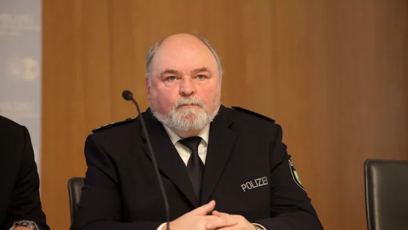 Polizeidirektor Bernd Stienkemeier bei der Pressekonferenz am 14. Februar 2019. - &copy; Bernhard Preuss