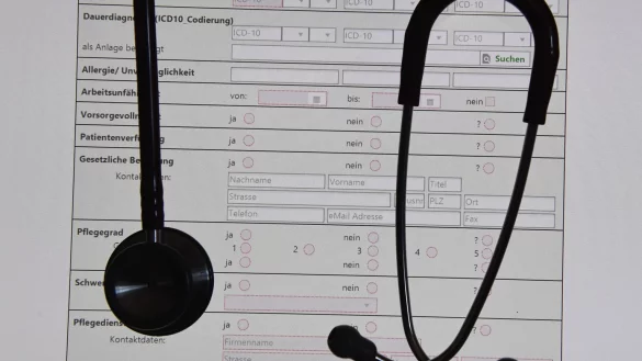 E-Patientenakte - &copy; Foto: Stefan Sauer/ZB/dpa