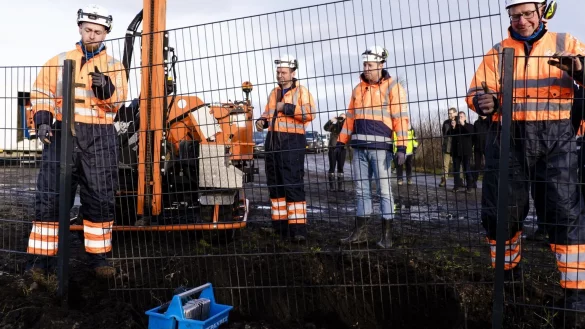 D&auml;nischer Wildschweinzaun - &copy; Foto: Frank Molter/dpa
