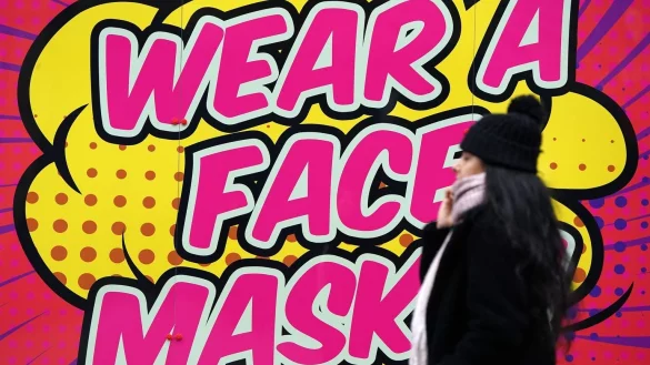 &laquo;Wear a fask mask&raquo; - &copy; Foto: Zac Goodwin/PA Wire/dpa