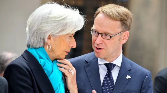 Christine Lagarde und Jens Weidmann - &copy; Foto: Jan Woitas/dpa-Zentralbild/dpa