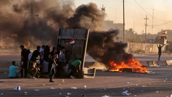 Protest in Bagdad - &copy; Foto: Khalid Mohammed/AP/dpa