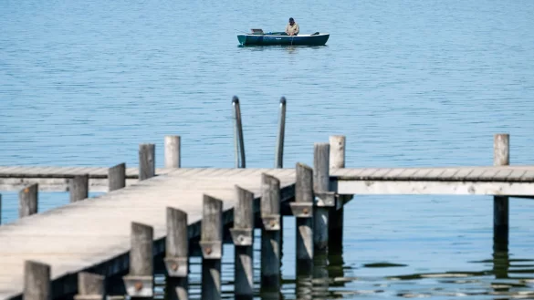 Sonniges Wetter in Bayern - &copy; Foto: Peter Kneffel/dpa