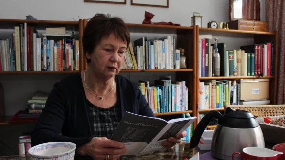 Autorin Sabine Penckwitt liest aus ihrem Buch &bdquo;Was du tust, das tue bald". - &copy; Nadine Uphoff