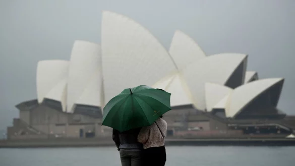 Regen in Sydney - &copy; Foto: Joel Carrett/AAP/Symbolbild/dpa