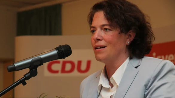 Rücktritt: Kerstin Vieregge, hier nach ihrer Wahl zur Kreisvorsitzenden der CDU im Jahr 2013. - © Martin Hostert