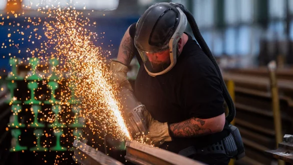 Die Wirtschaftskrise und der Stellenabbau haben die Wirtschaft 2025 besch&auml;ftigt. - &copy; Rolf Vennenbernd/dpa