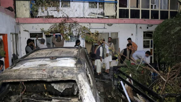 Drohnenangriff in Kabul - &copy; Foto: Khwaja Tawfiq Sediqi/AP/dpa