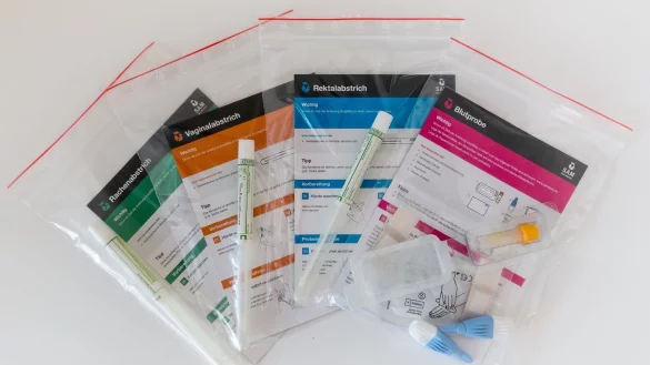 Heimtest auf Geschlechtskrankheiten - &copy; Foto: Thomas Sch&uuml;tzenberger/Deutsche Aids-Hilfe