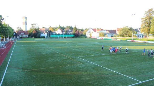 Ist jetzt auch Inhalt des Pakts für den Sport: Der Jahnplatz am Bruchweg, hauptsächlich genutzt vom TBV Lemgo. - © Till Brand