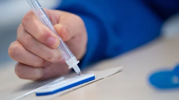 Testpflicht an Schulen - &copy; Foto: Sven Hoppe/dpa