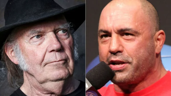 Neil Young & Joe Rogan - &copy; Foto: Uncredited/AP/dpa