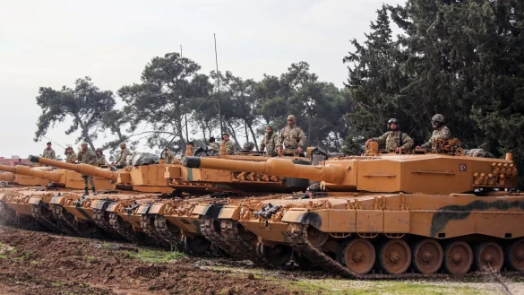 Türkische Panzer - © Foto: Xinhua
