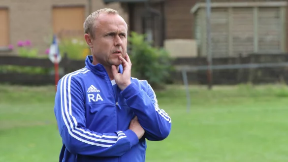 Trainer des FC Donop-Vo&szlig;heide: Ralf Ackmann. - &copy; Sebastian Lucas