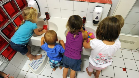 Kinder in einer Kita - &copy; Foto: Uli Deck