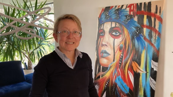 Daniela Ehrenberger m&ouml;chte ihren K&ouml;rper einmal zu wissenschaftlichen Zwecken oder f&uuml;r die Ausstellung K&ouml;rperwelten zur Verf&uuml;gung stellen. - &copy; Cordula Gr&ouml;ne