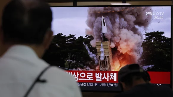 Raketentest - &copy; Foto: Lee Jin-Man/AP