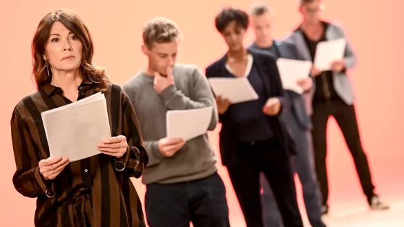 Kurzfilm des UN-Fl&uuml;chtlingshilfswerk - &copy; Foto: Britta Pedersen/dpa-Zentralbild/dpa