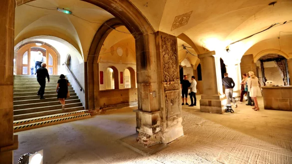 Der Ratskeller mit seinem historischen Gew&ouml;lbe soll bald ein bayerisches Hofbr&auml;u werden - Filiale des M&uuml;nchner Originals. - &copy; Sarah Jonek